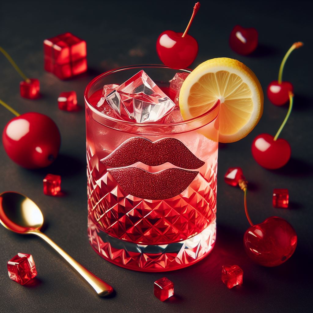 Taylor swift red lips cocktail