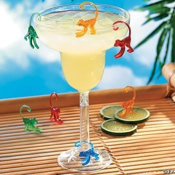 Plastic Coctail Drink Monkeys (72)