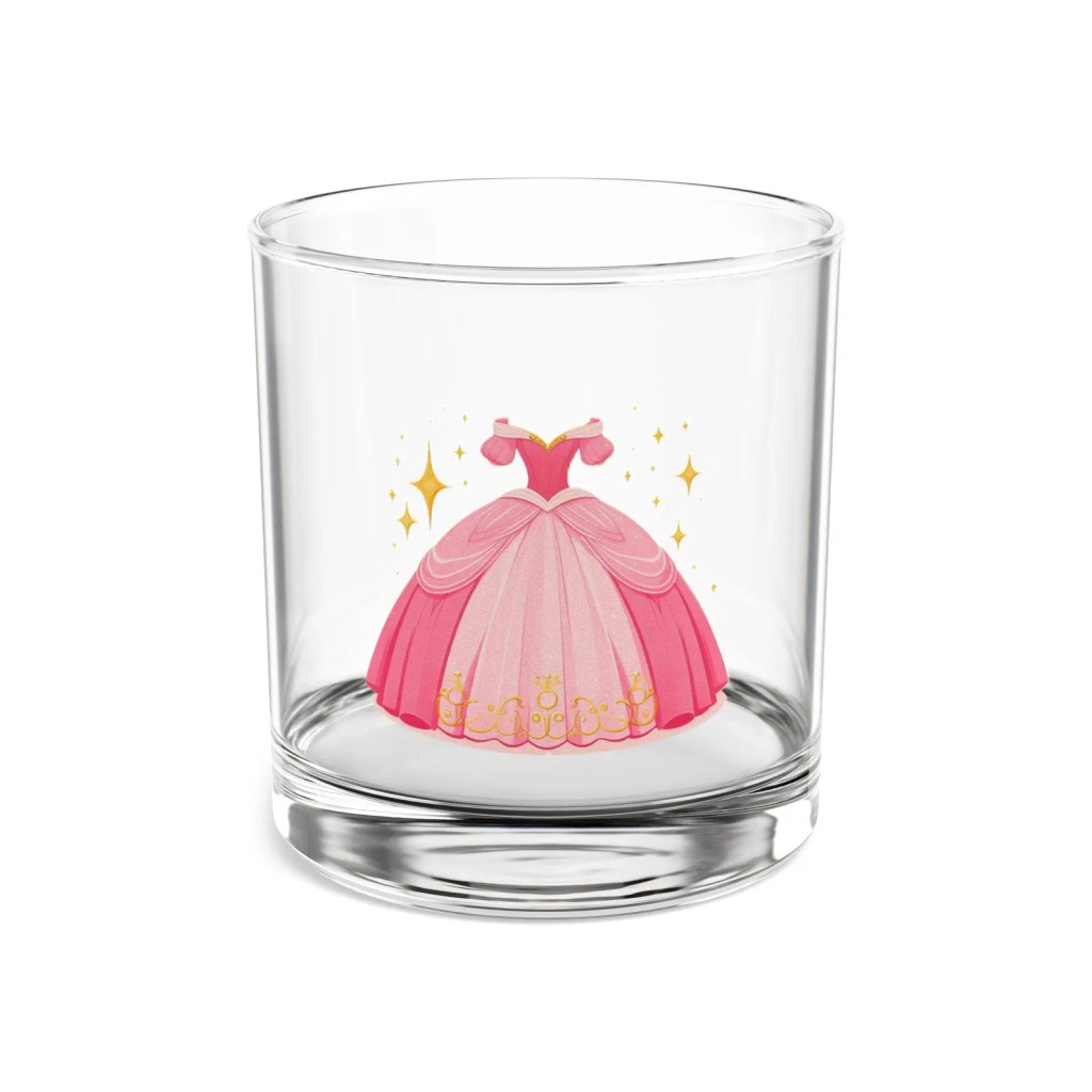 sleeping beauty glassware