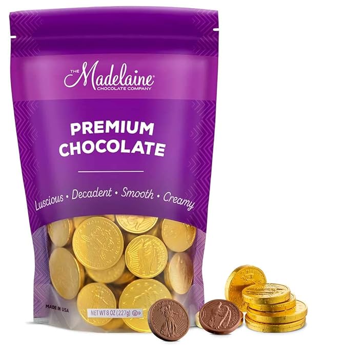 Madelaine Premium Milk Chocolate Gold Coins - St. Patrick’s Day Candy