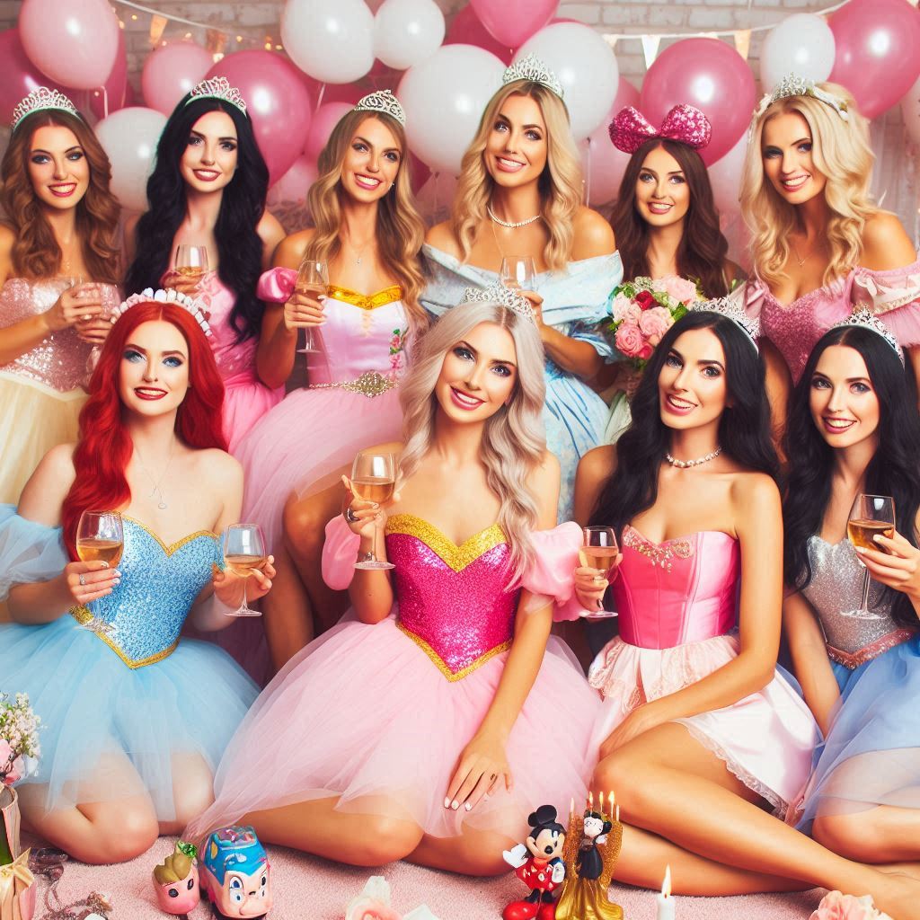 disney princess themed bachelorette party
