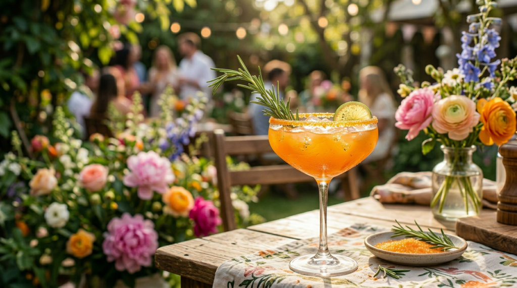 carrot juice easter margarita cocktail