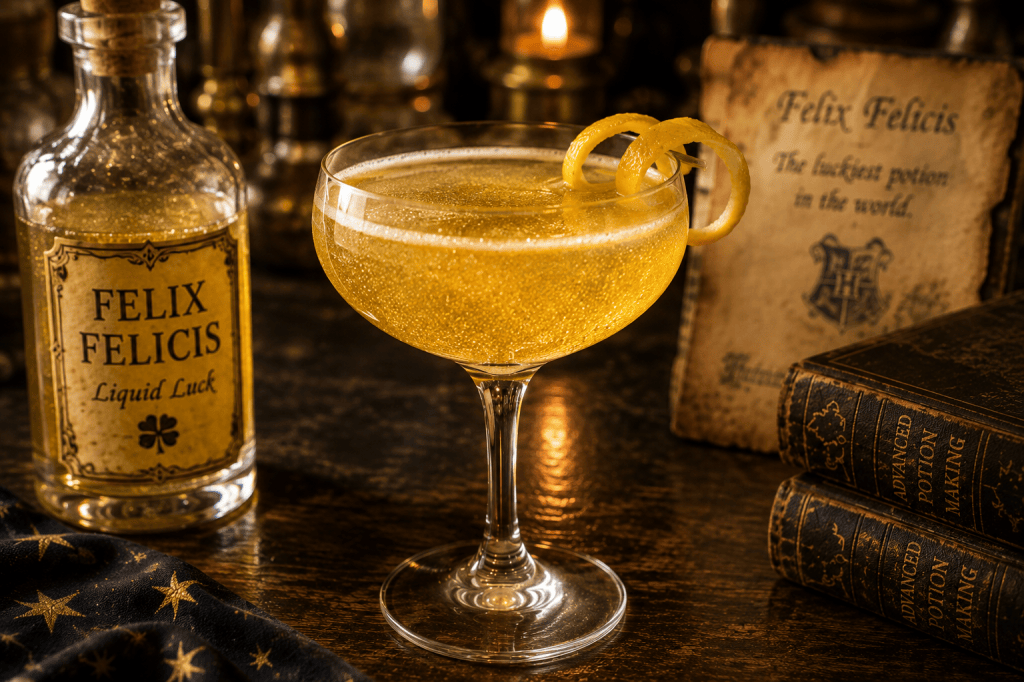 felix felicis harry potter themed cocktail